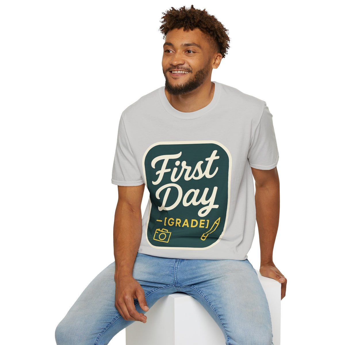 First Day T-Shirt — Retro "First Day (Grade 1)" Back-to-School Tee - Trending Now - August 2026