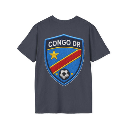 Congo Soccer T-Shirt — Congo Blue Rise Football Fan Tee