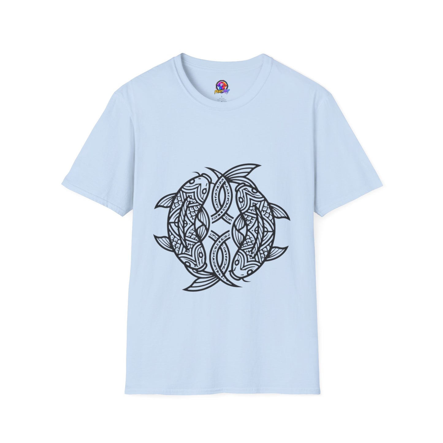 T-Shirt — Intricate Tribal Turtle Line Art Graphic Tee