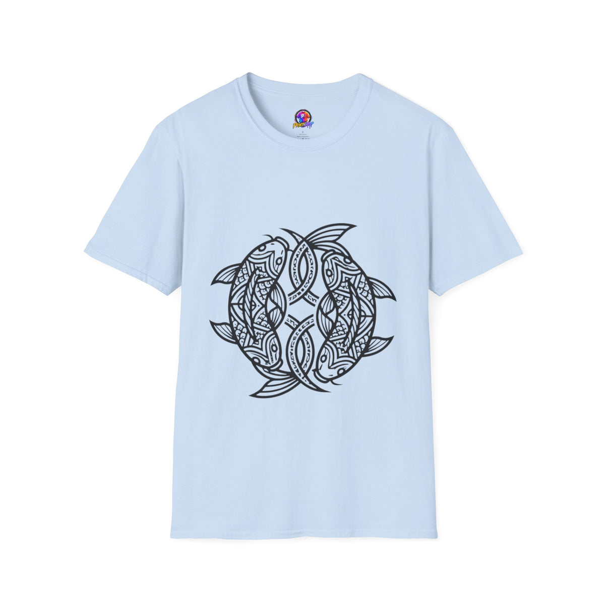 T-Shirt — Intricate Tribal Turtle Line Art Graphic Tee