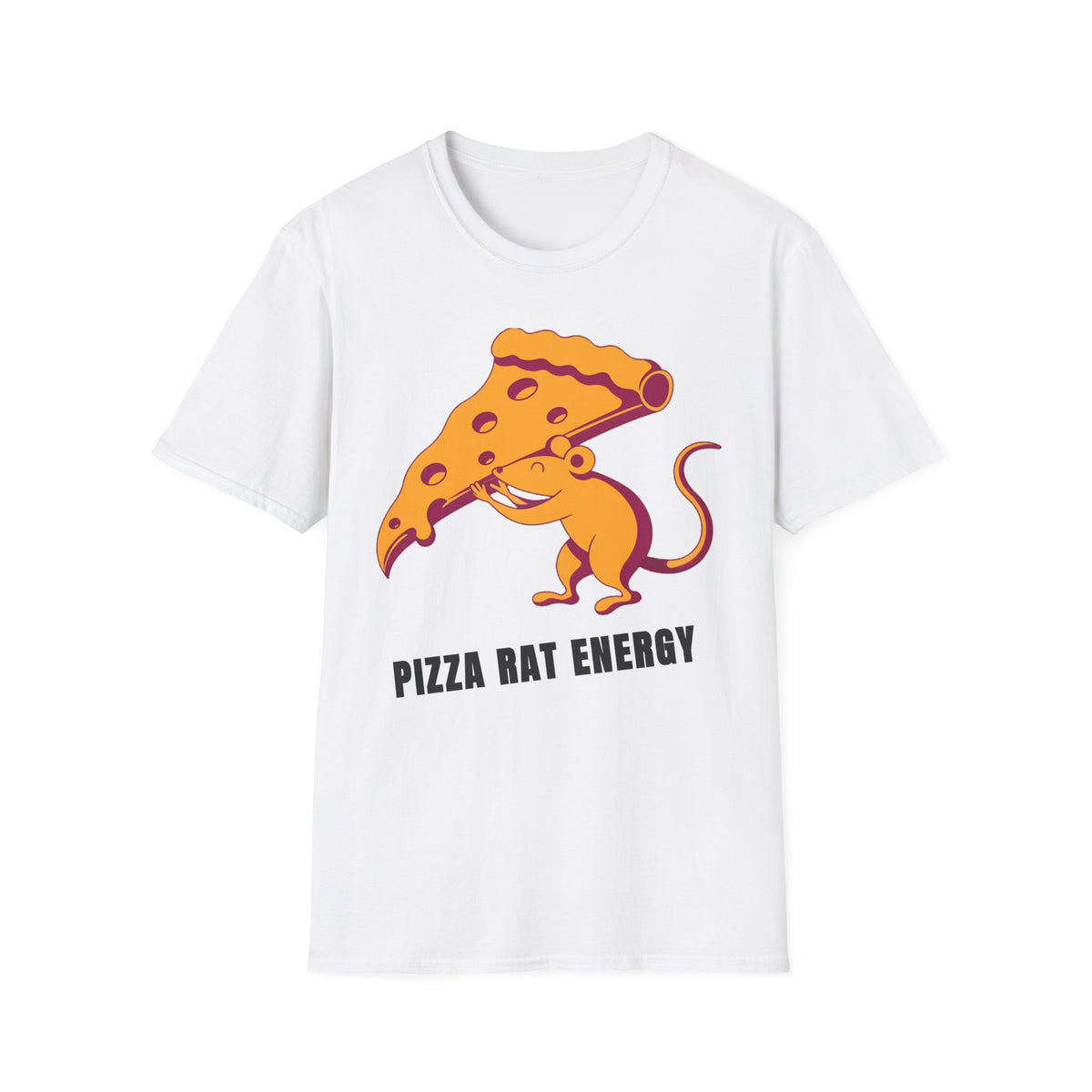 Pizza Rat Energy T-Shirt — Funny Pizza Slice & Rat Graphic Tee - Trending Now - September 2026