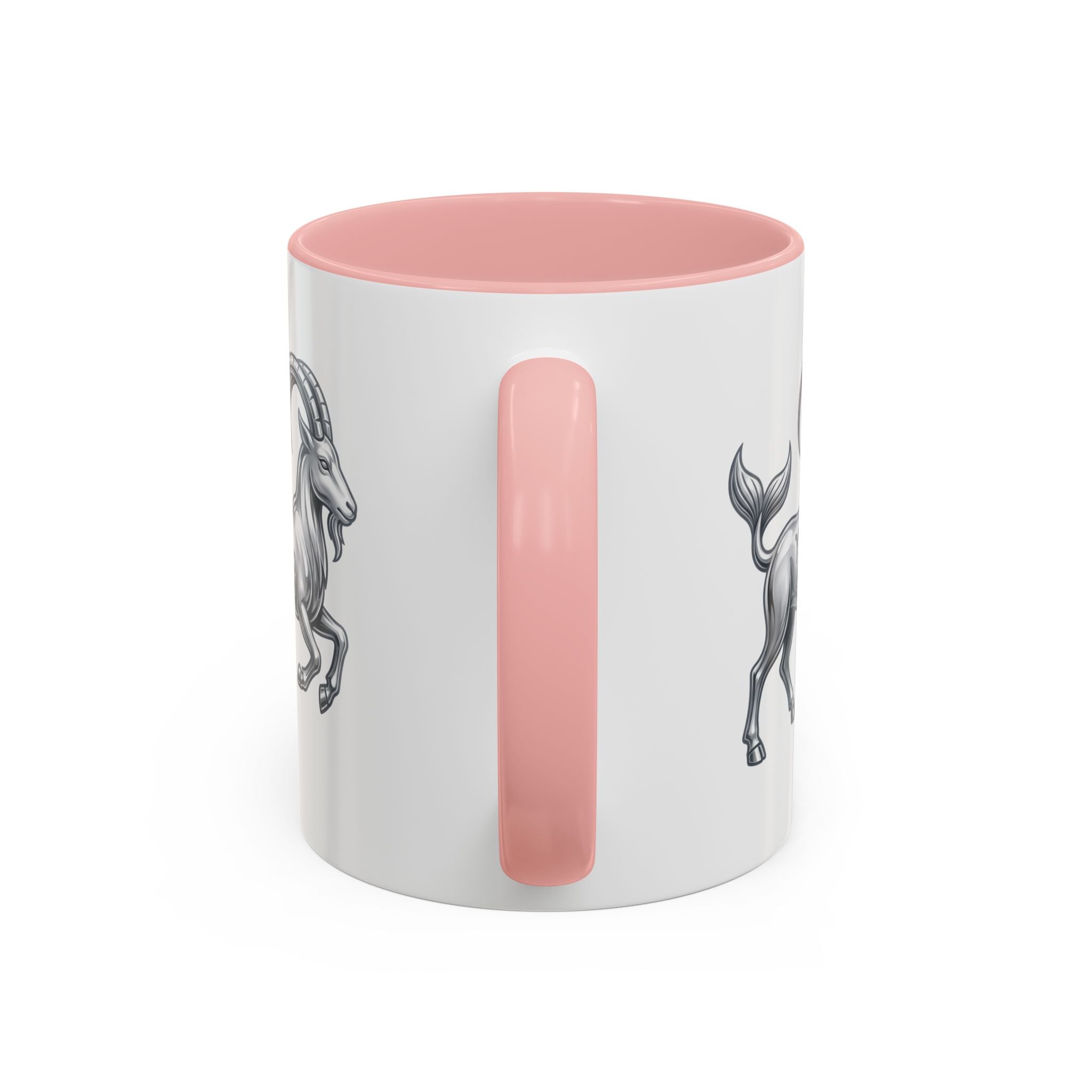 Capricorn Zodiac Accent Coffee Mug — Capricorn Goat Horoscope Gift