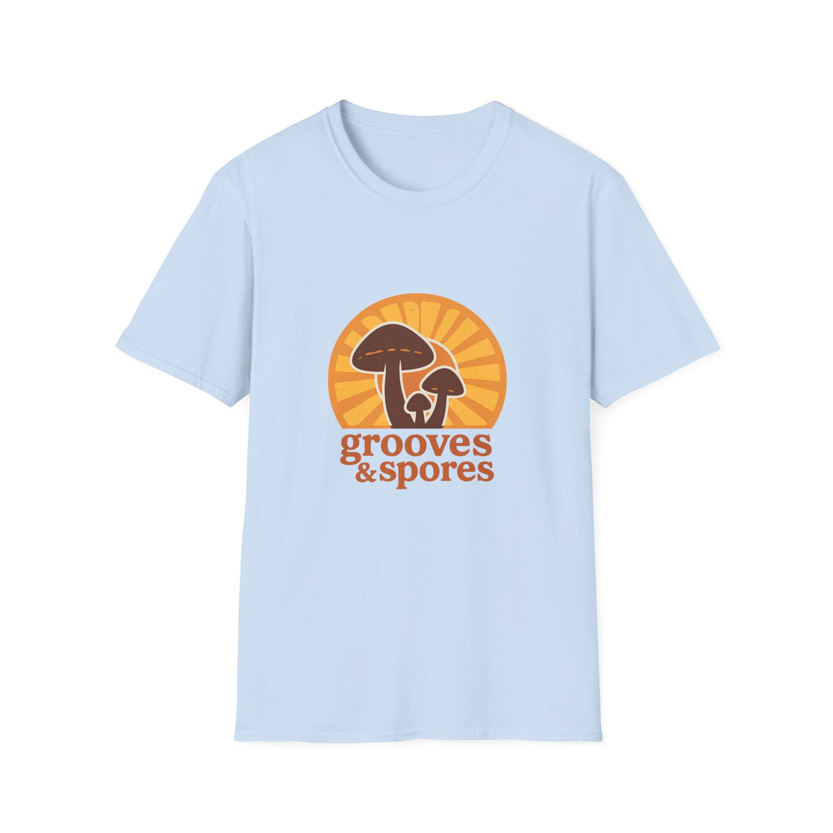 Vintage Mushroom T-Shirt — 'Grooves & Spores' Retro Psychedelic Tee - Trending Now - August 2026