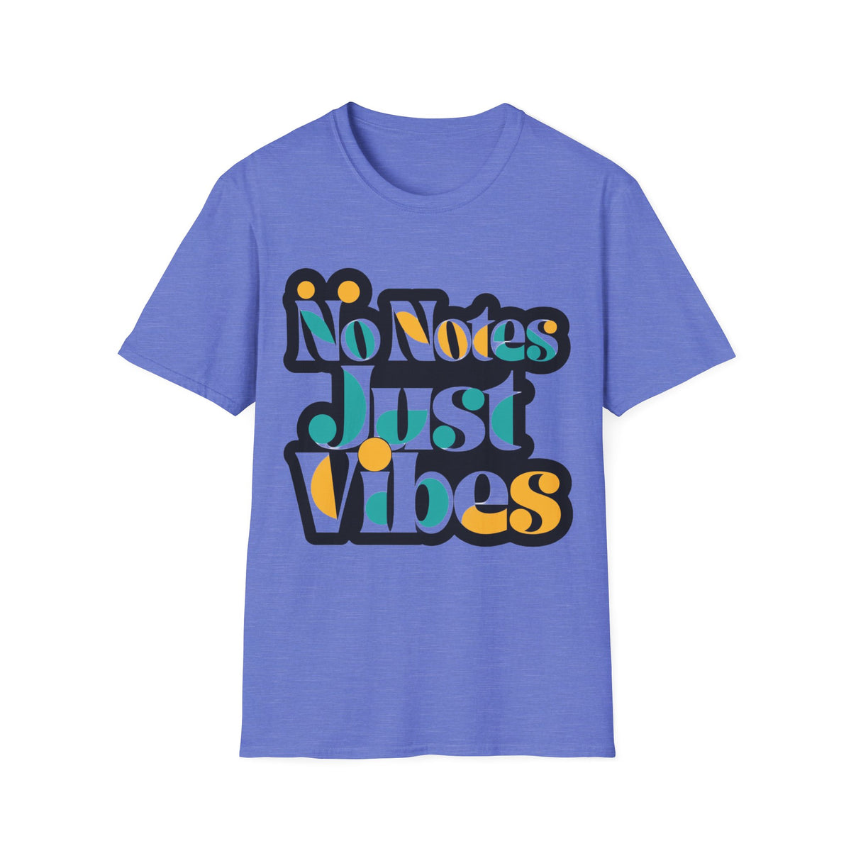 No Notes Just Vibes T-Shirt — Retro Groovy Graphic Tee for Relaxed, Music-Loving Casual Wear - Trending Now - August 2026