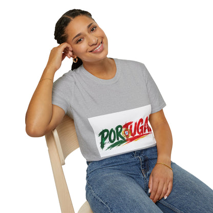 Portugal Flag Script T-Shirt — Portuguese Pride Tee