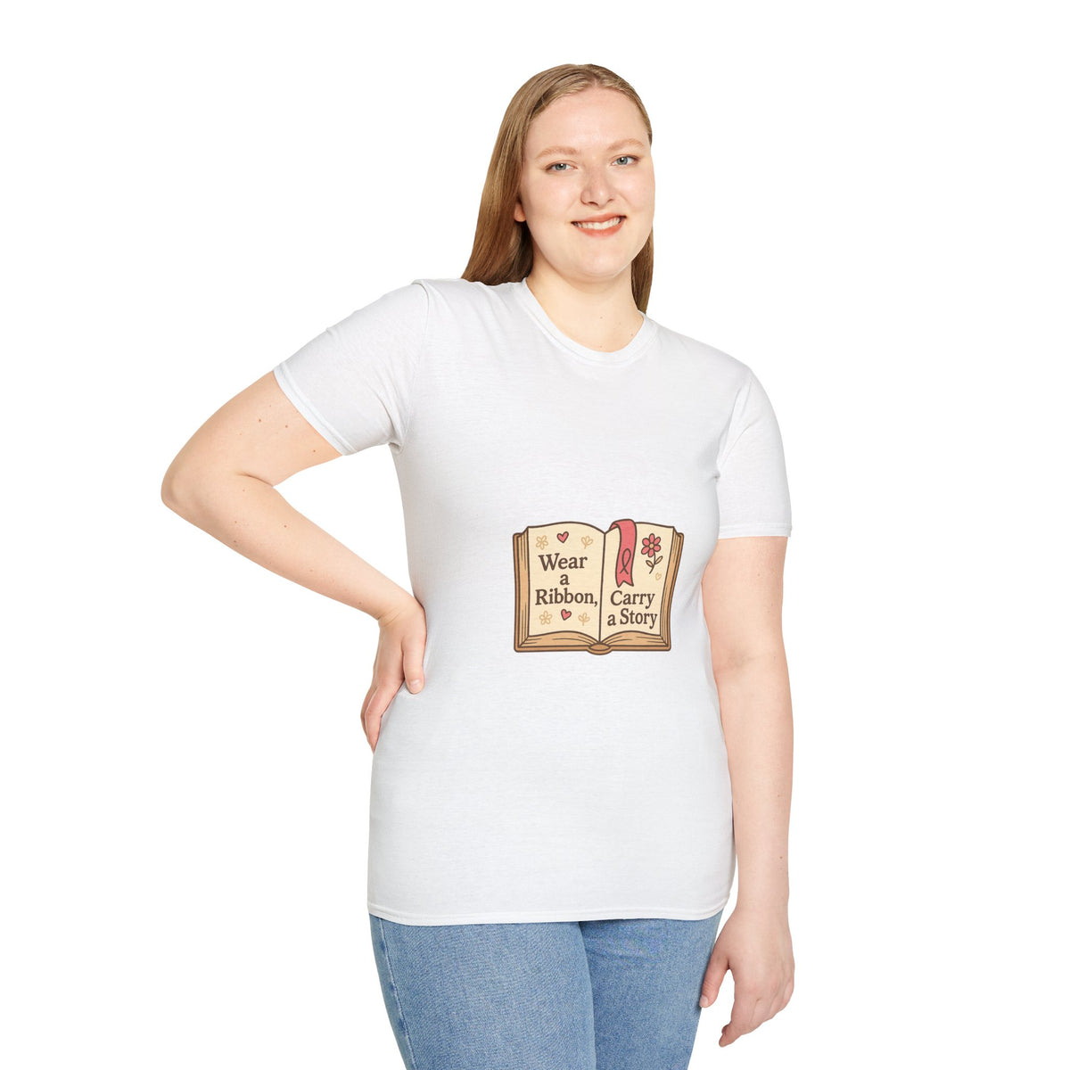Book Lover T‑Shirt — "Wear a Ribbon, Carry a Story" Vintage Open Book Design - Trending Now - October 2026
