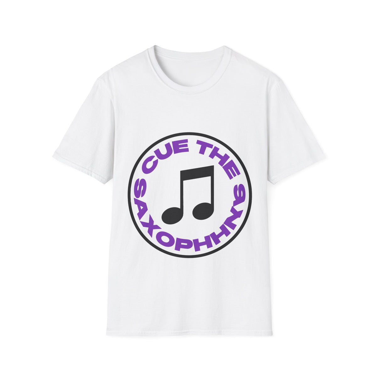 Cue the Saxophhhhne T-Shirt — Funny Saxophone Music Tee- Trending Now - September 2026