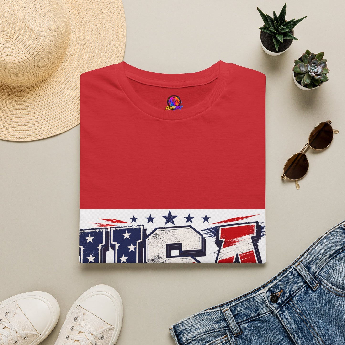 USA Flag Graphic T-Shirt — Patriotic American Pride Tee