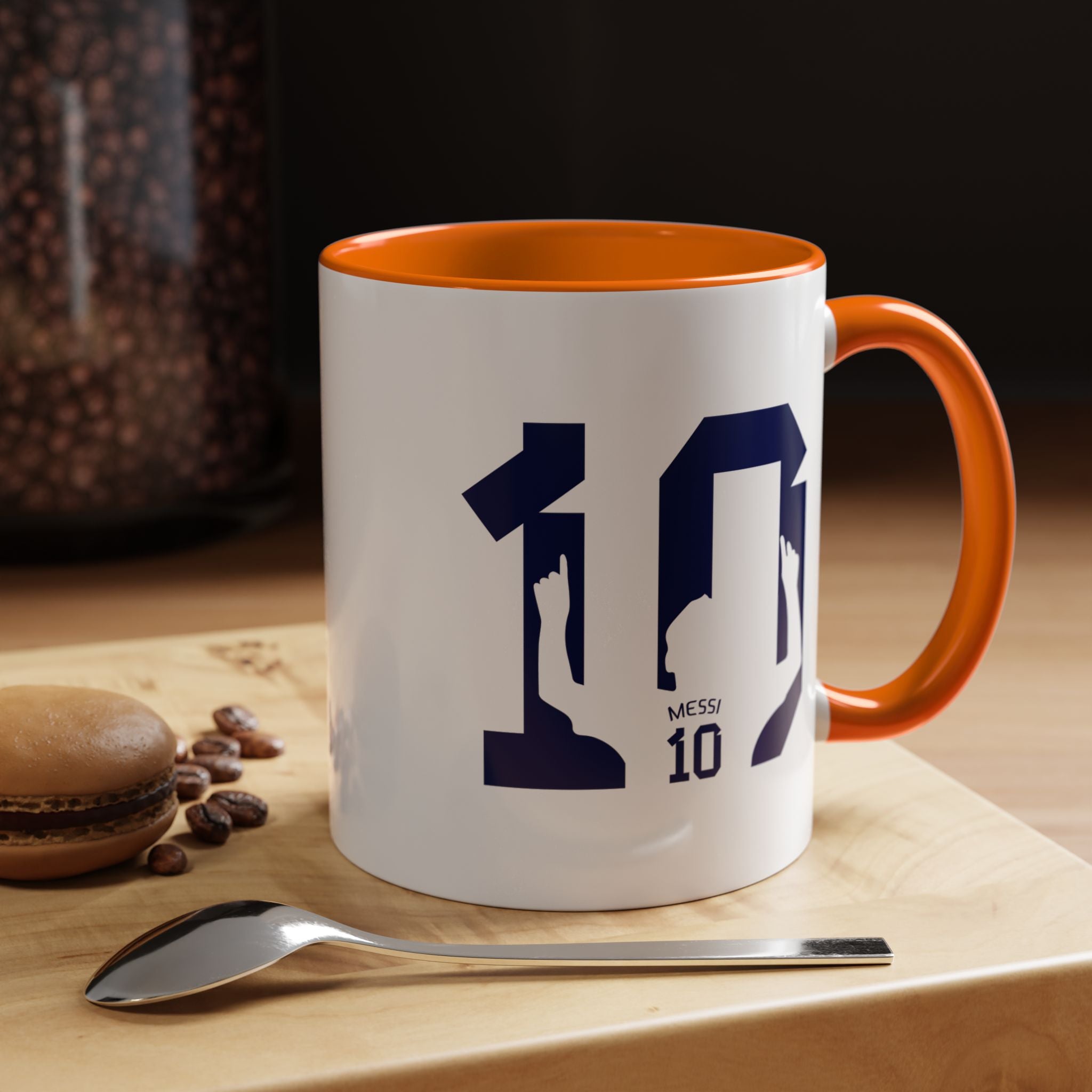 Messi Number 10 Coffee Mug — Soccer Fan Accent Mug
