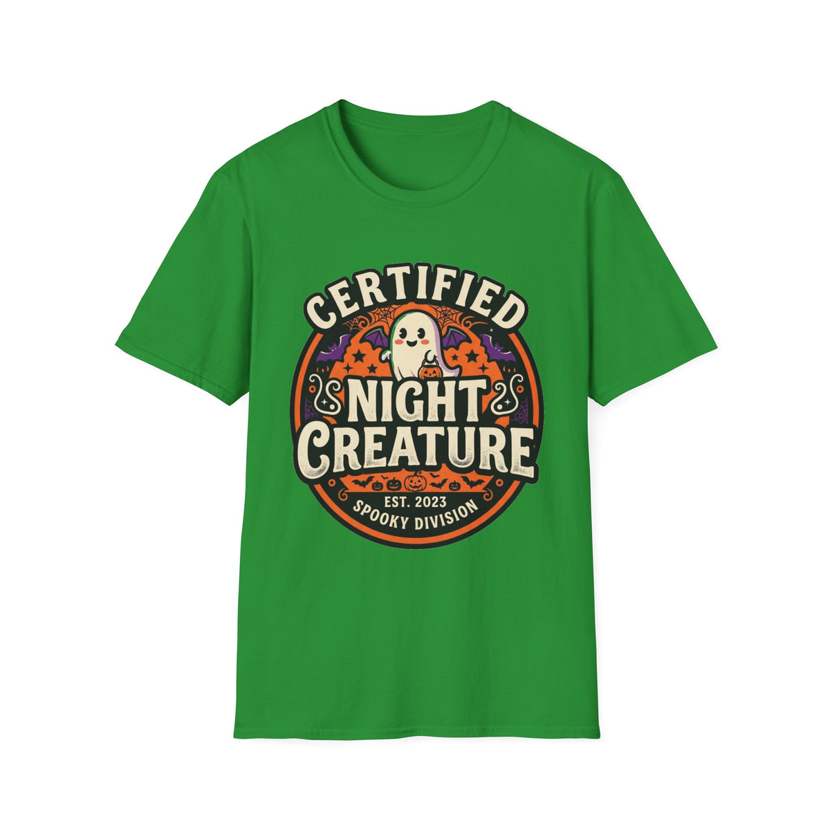 Certified Night Creature T-Shirt – Funny Halloween Bat Lover Tee - Trending Now - August 2026