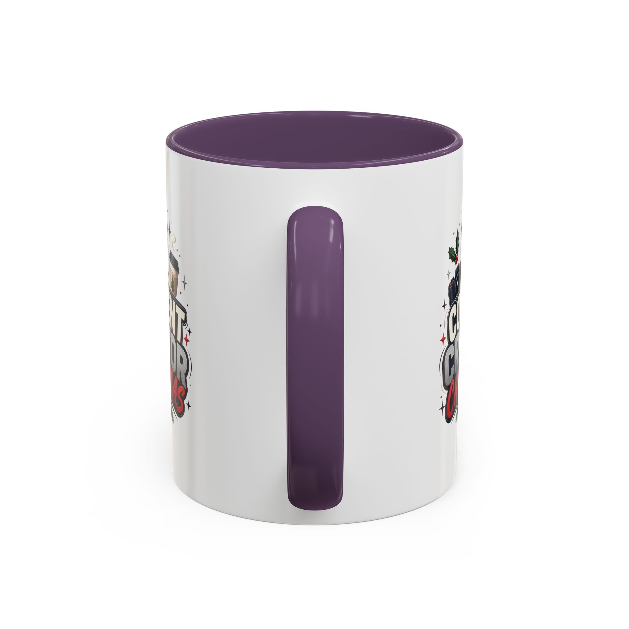 Modern Day Christmas Content Creator Christmas Accent Coffee Mug — Holiday Social Media Gifts (11/15oz)