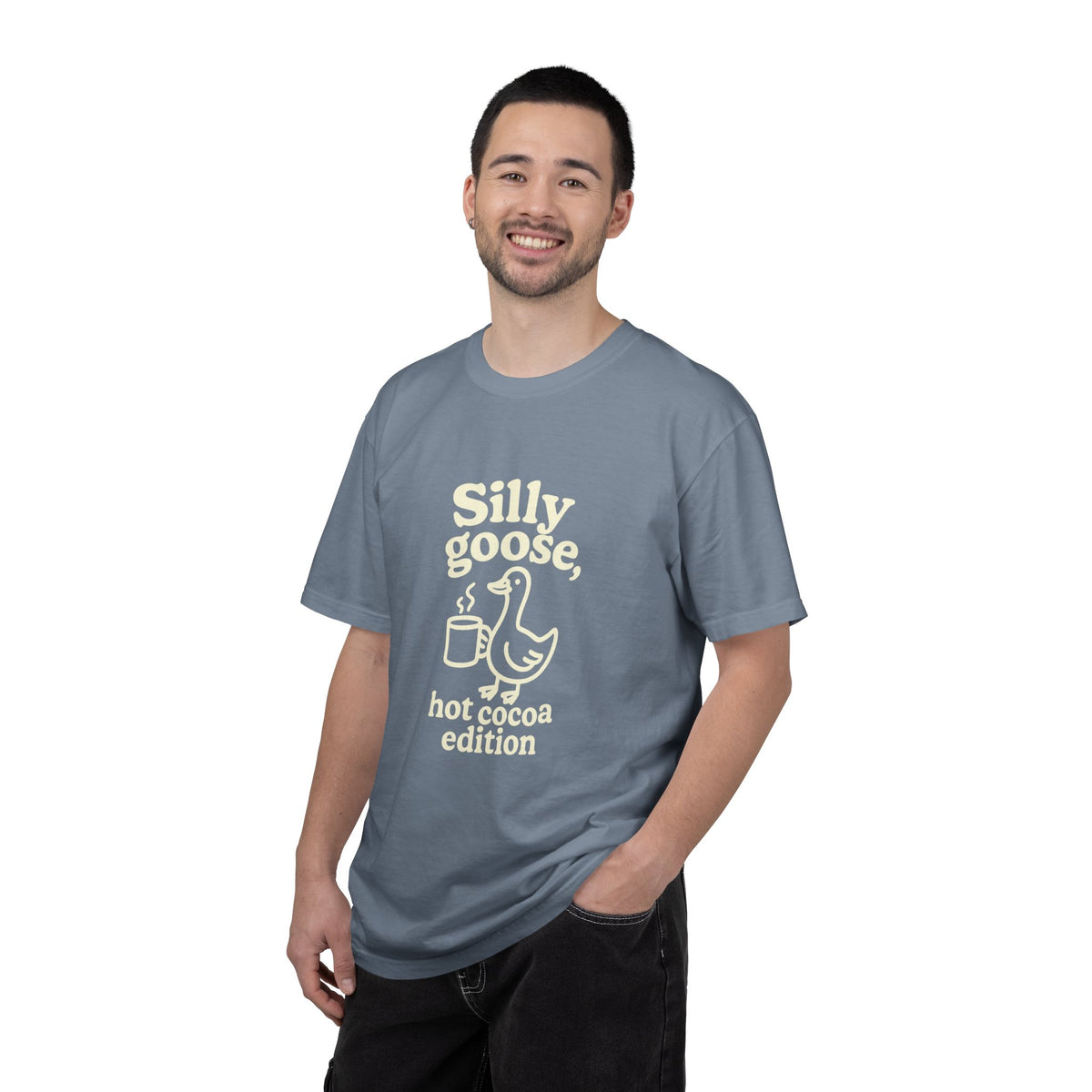 Silly Goose Hot Cocoa T-Shirt — Cute Winter Graphic Tee - Trending Now - October 2026