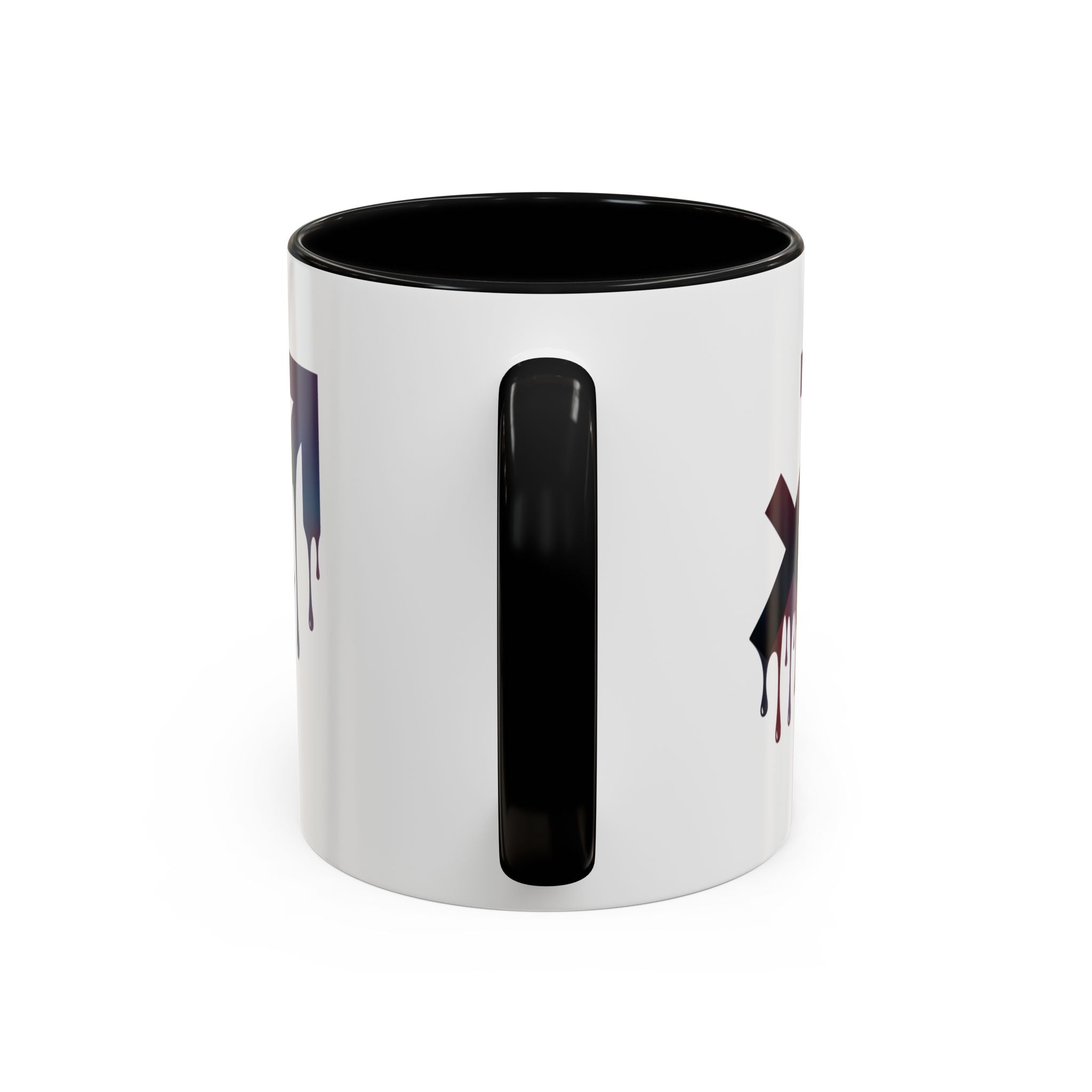 Sagittarius Drip Accent Coffee Mug — Zodiac Archer Horoscope Gift