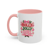 Accent Coffee Mug Holly Jolly Girl