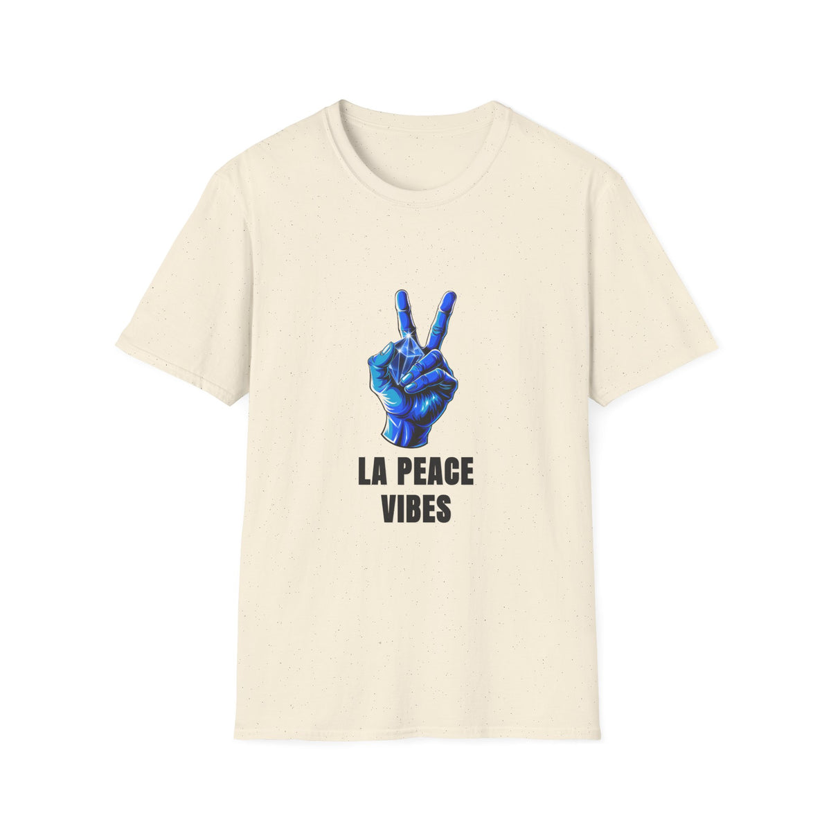 Peace Vibes T-Shirt — Blue Peace Hand Graphic Tee - Trending Now - August 2026