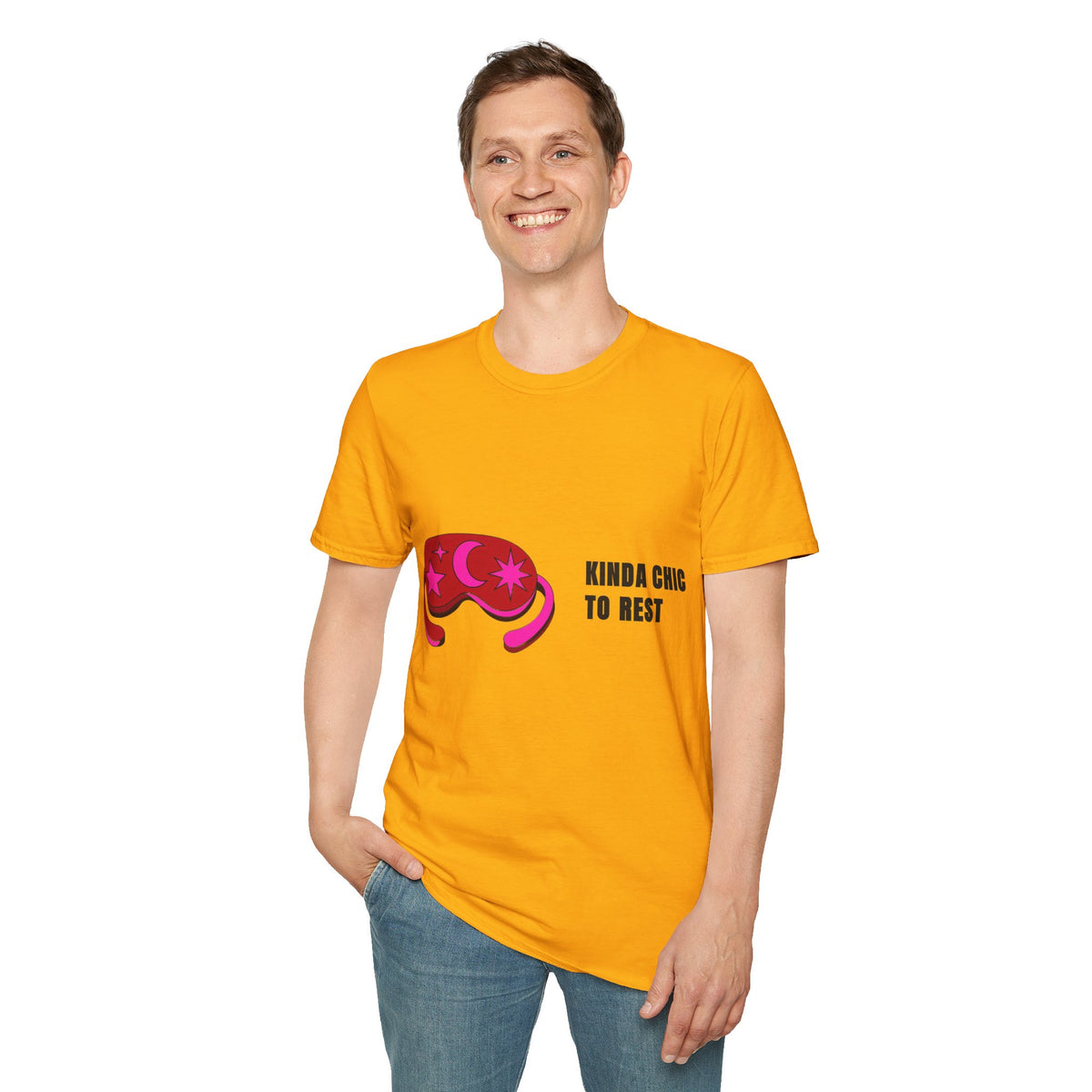 T-Shirt — "Kinda Gotta Rest" Pink Moon Graphic Tee - Trending Now - September 2026