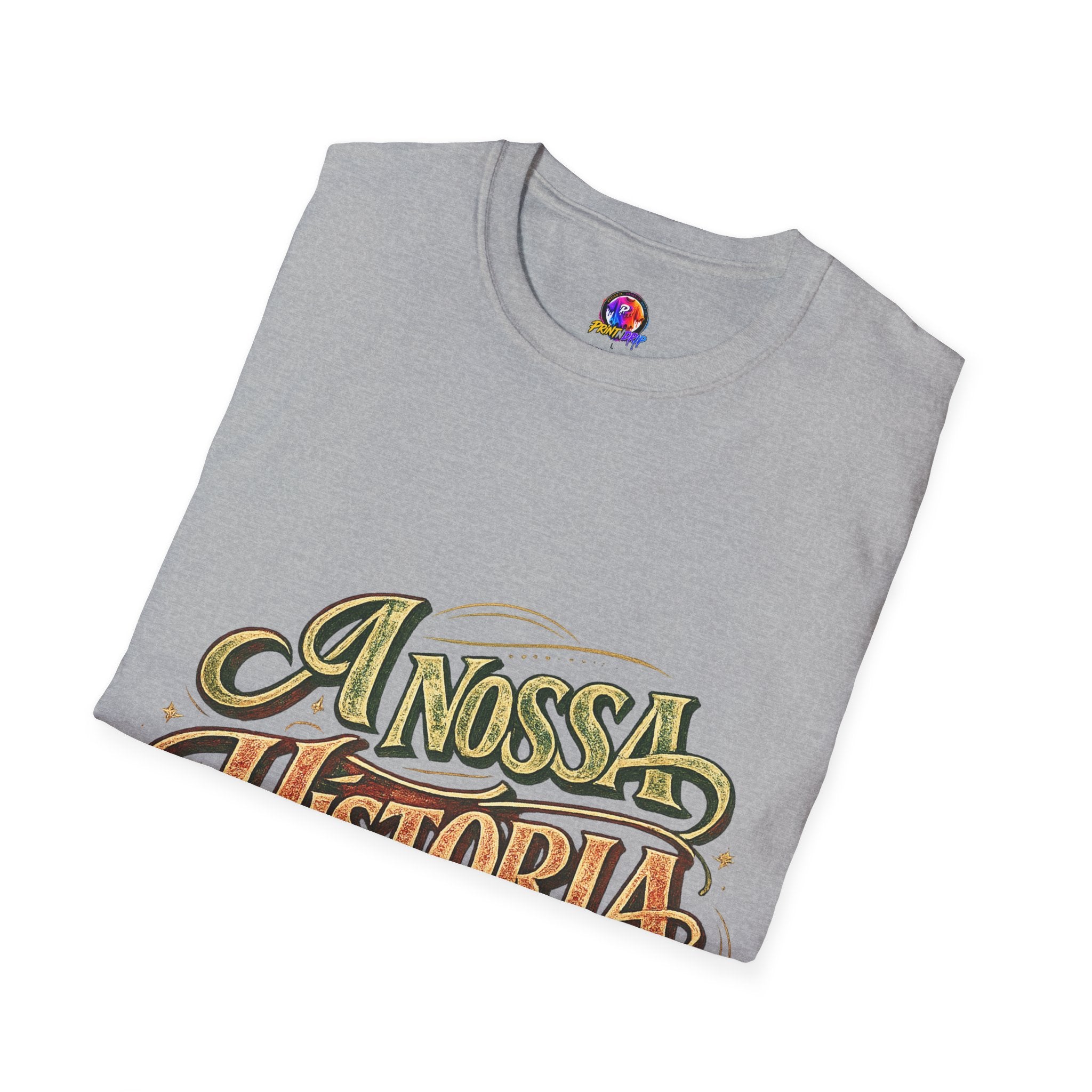 Portugal T-Shirt — "A Nossa História" Vintage Compass Graphic Tee