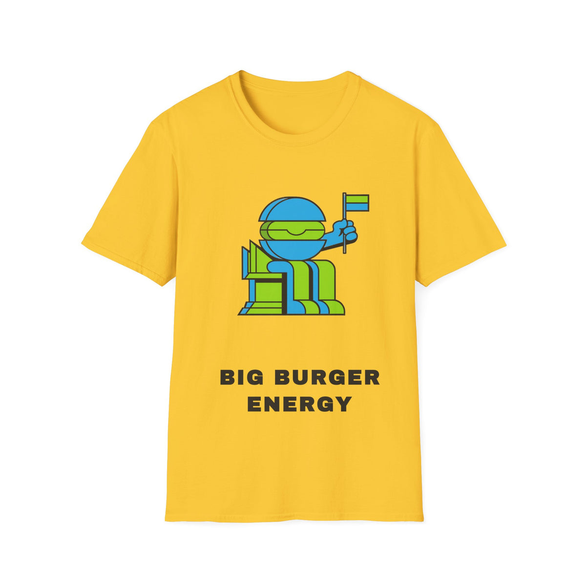 Big Burger Energy T-Shirt — Cute Retro Robot Graphic Tee - Trending Now - September 2026