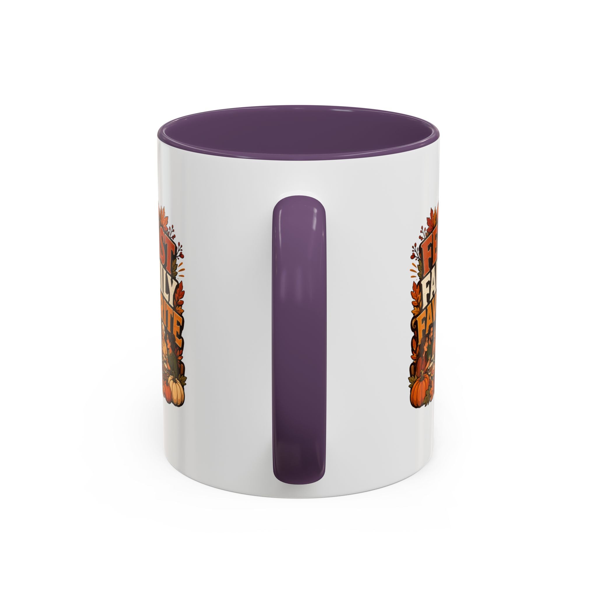 Thanksgiving Mug Feast Family Favorite Coffee Mug — Thanksgiving Pumpkin Autumn Design
