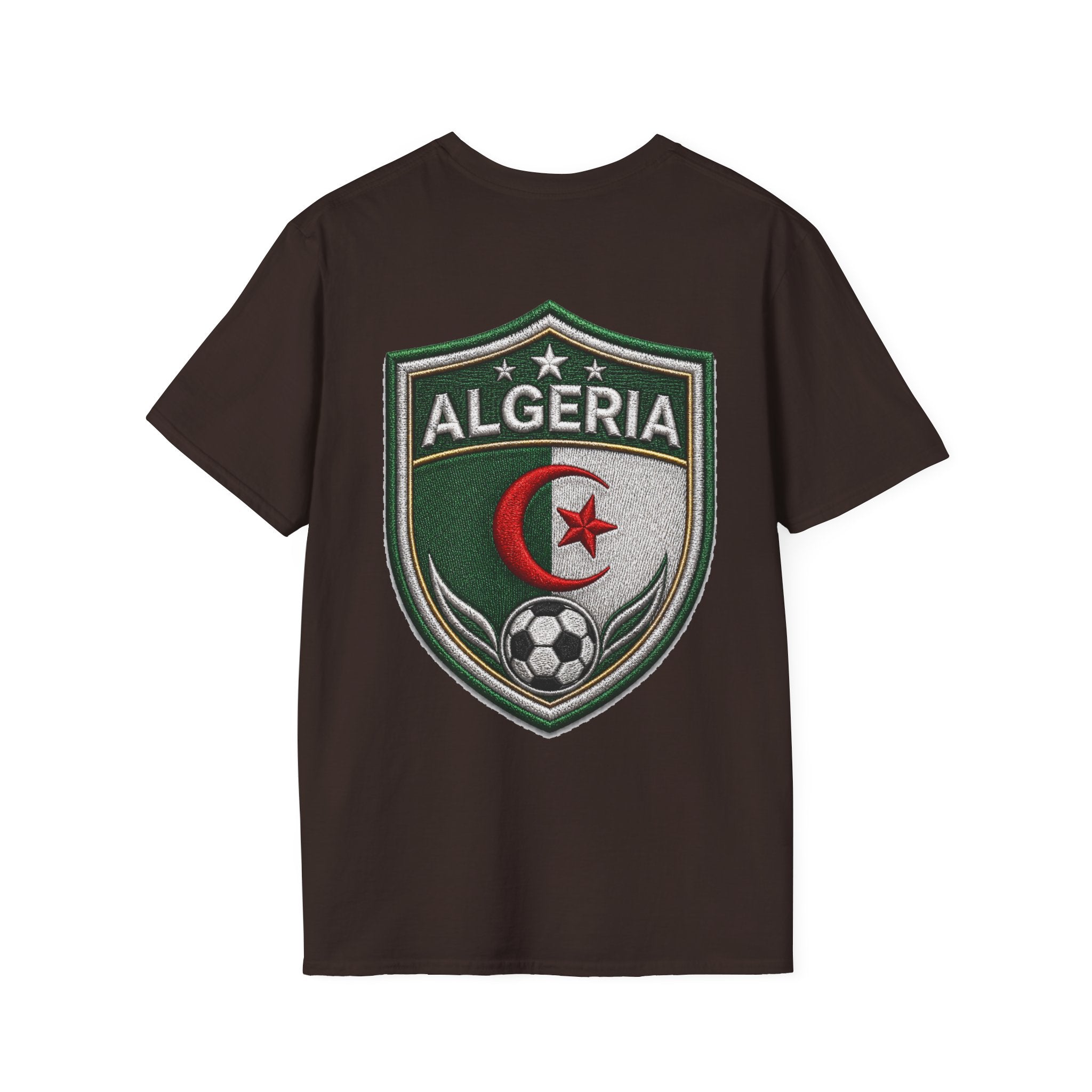 Algeria Football Fan Tee — "Green Desert Fire" Soccer Shirt