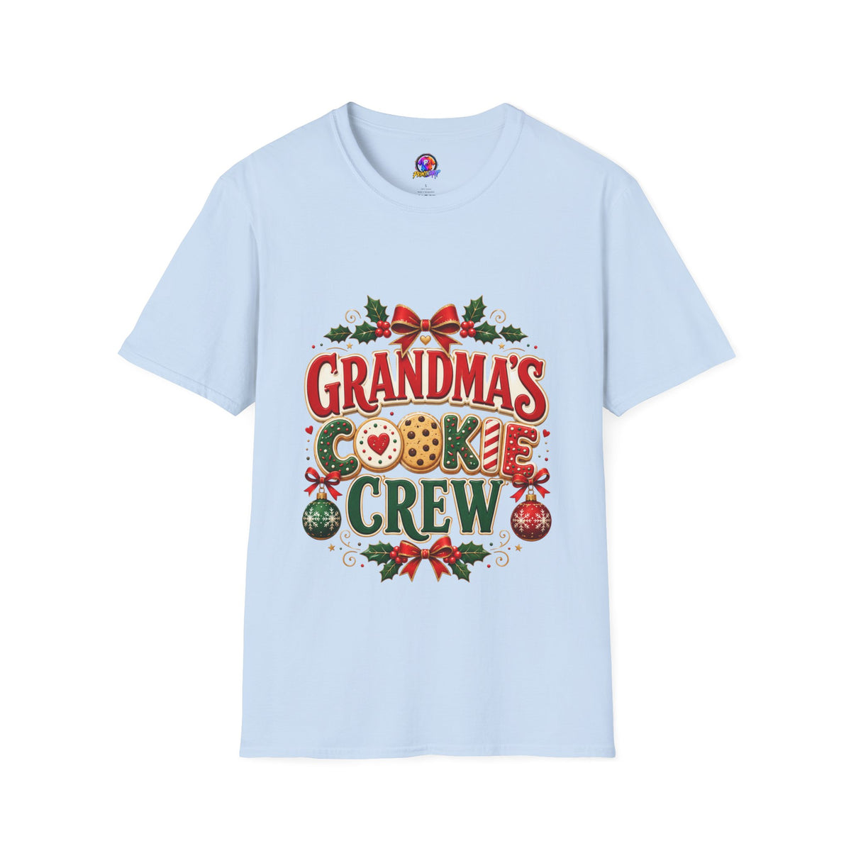 Grandma's Cookie Crew T-Shirt — Festive Christmas Baking Tee