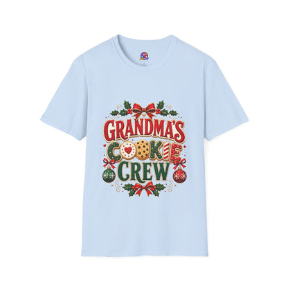 Grandma's Cookie Crew T-Shirt — Festive Christmas Baking Tee