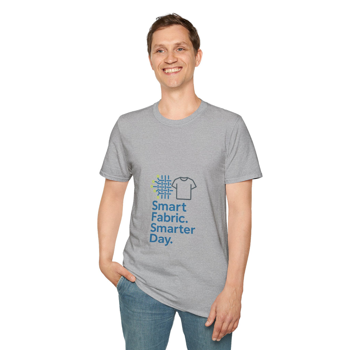 Smart Fabric T‑Shirt — "Smart Fabric. Smarter Day." Tech Apparel - Trending Now - October 2026