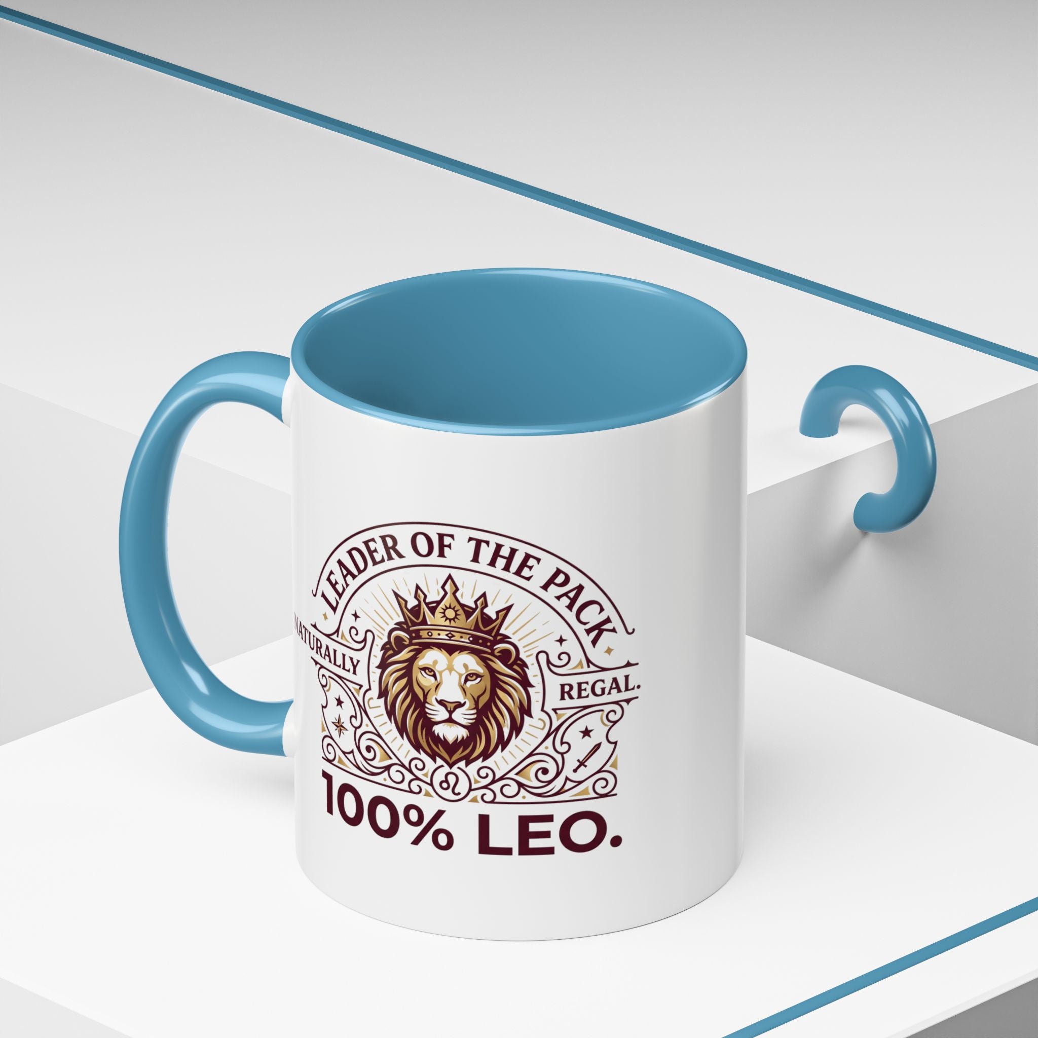 Leo Coffee Mug — 'Leader of the Pack' 100% Leo Zodiac Accent Mug