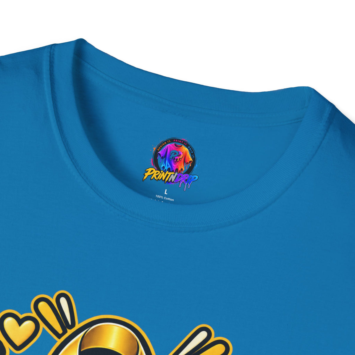 Childhood Cancer Awareness T-Shirt — "Love for the Little Warriors" Yellow Ribbon