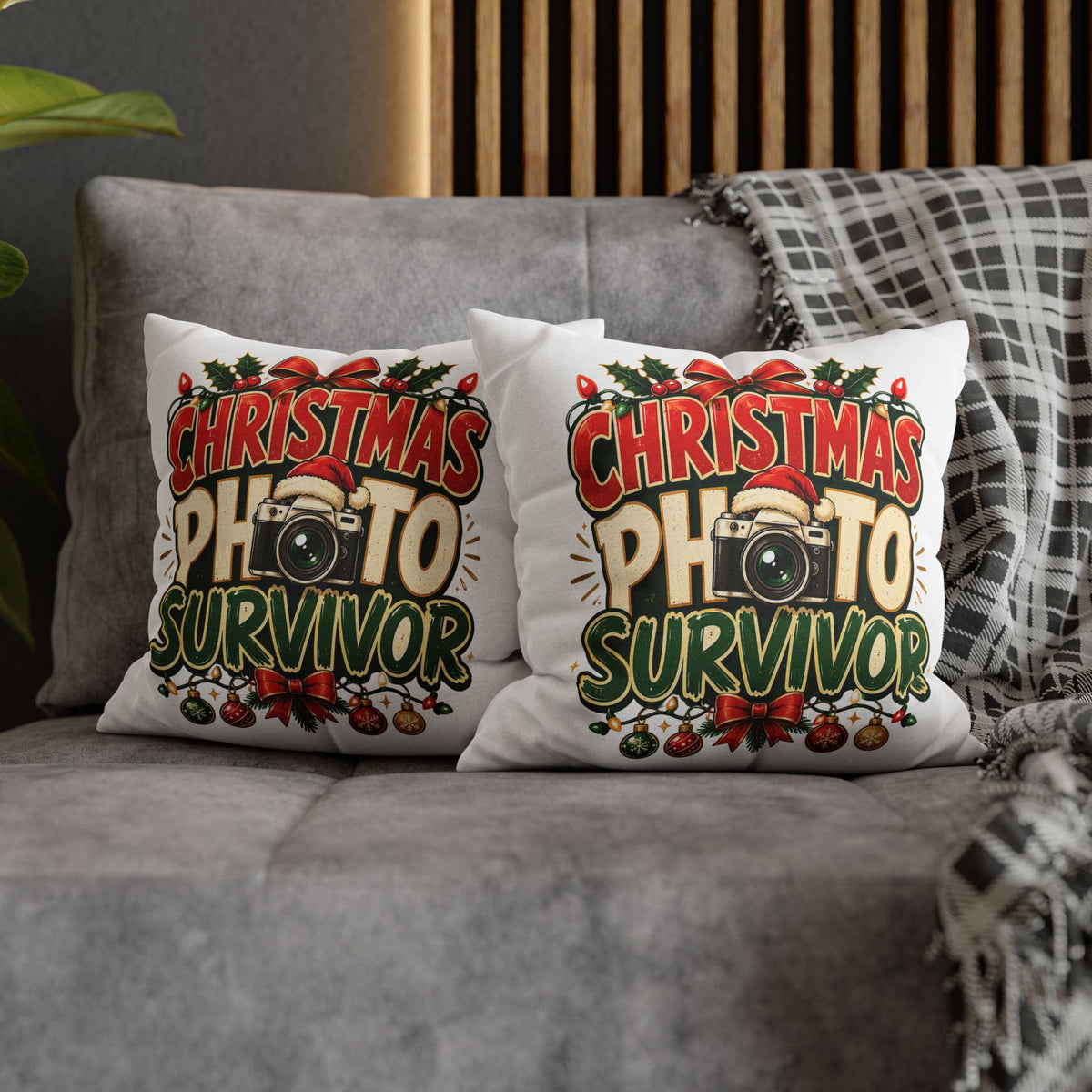 Christmas Photo Survivor Pillowcase