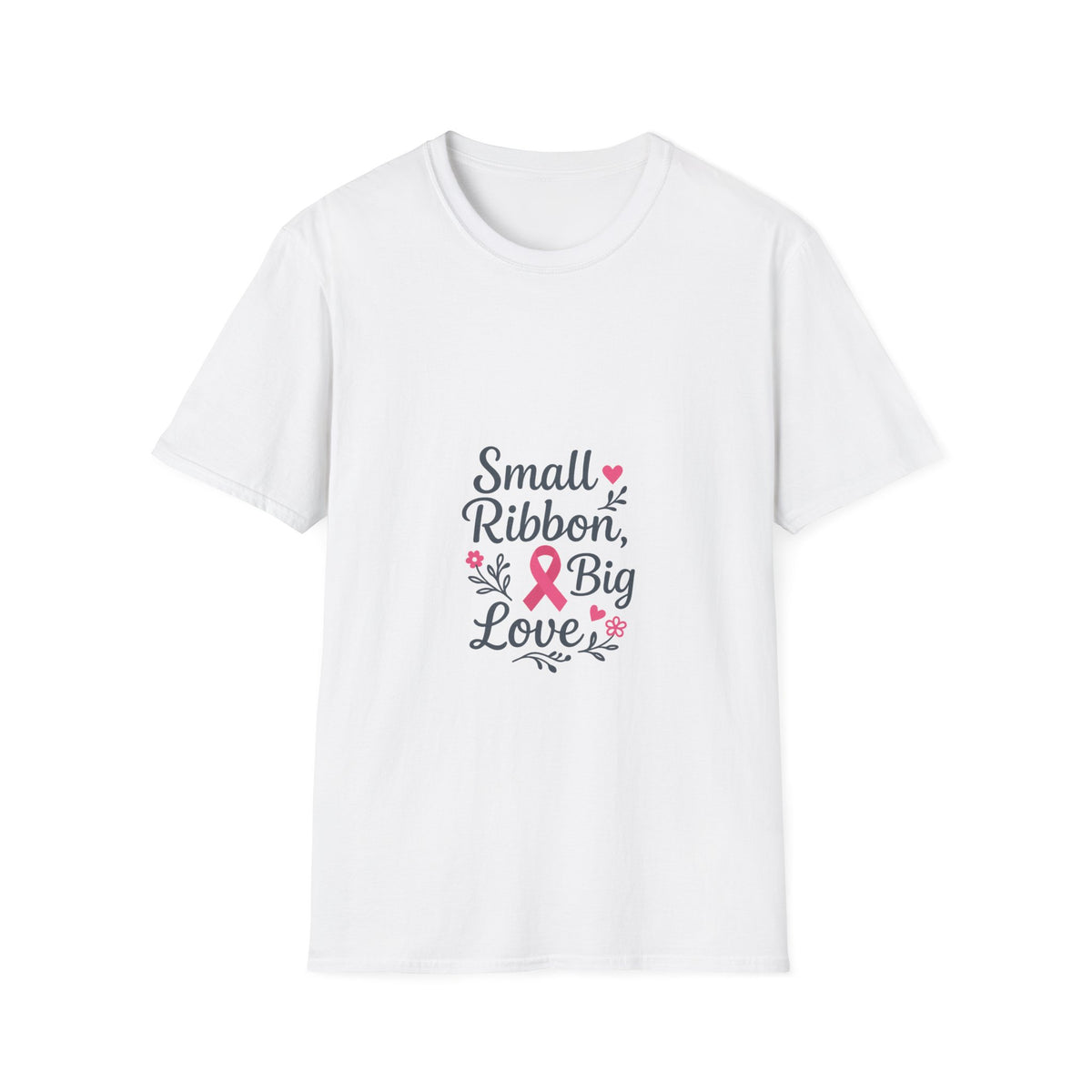 Breast Cancer Awareness T-Shirt – "Small Ribbon, Big Love" Pink Ribbon Tee - Trending Now - October 2026