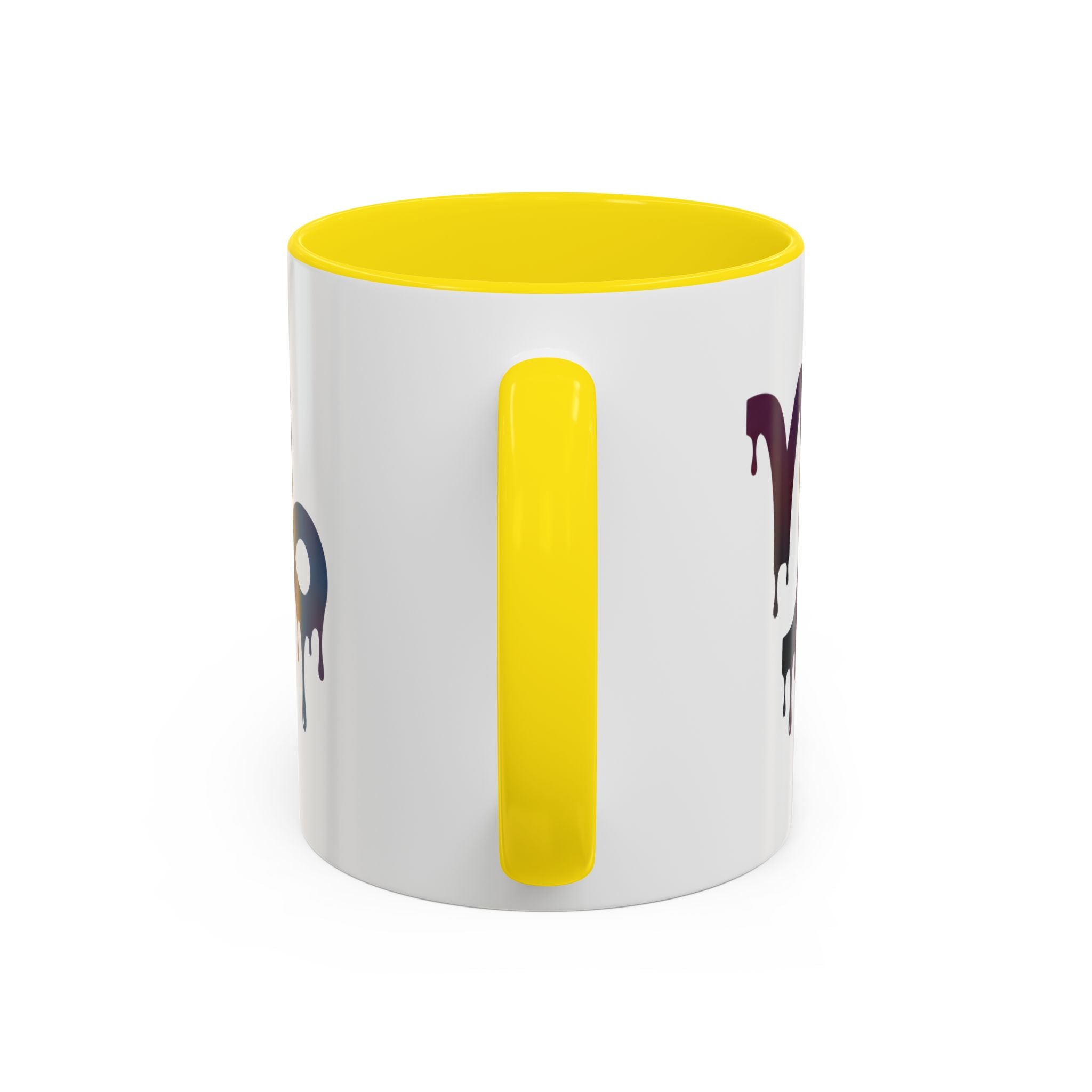 Capricorn Drip Accent Coffee Mug — Zodiac Symbol Gradient