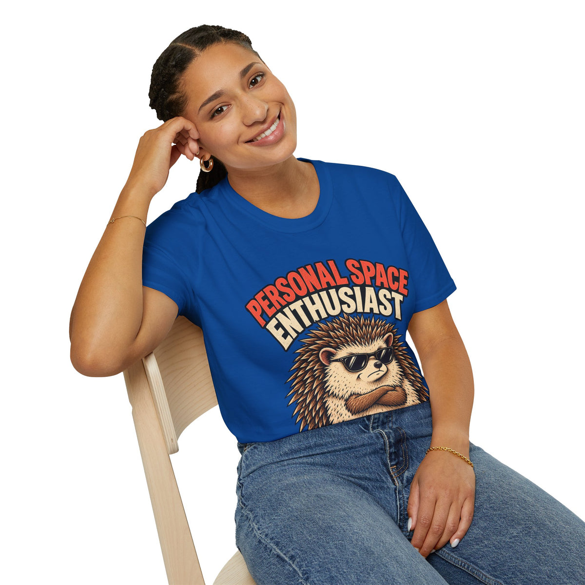 Personal Space Enthusiast T-Shirt — Funny Hedgehog Graphic Tee