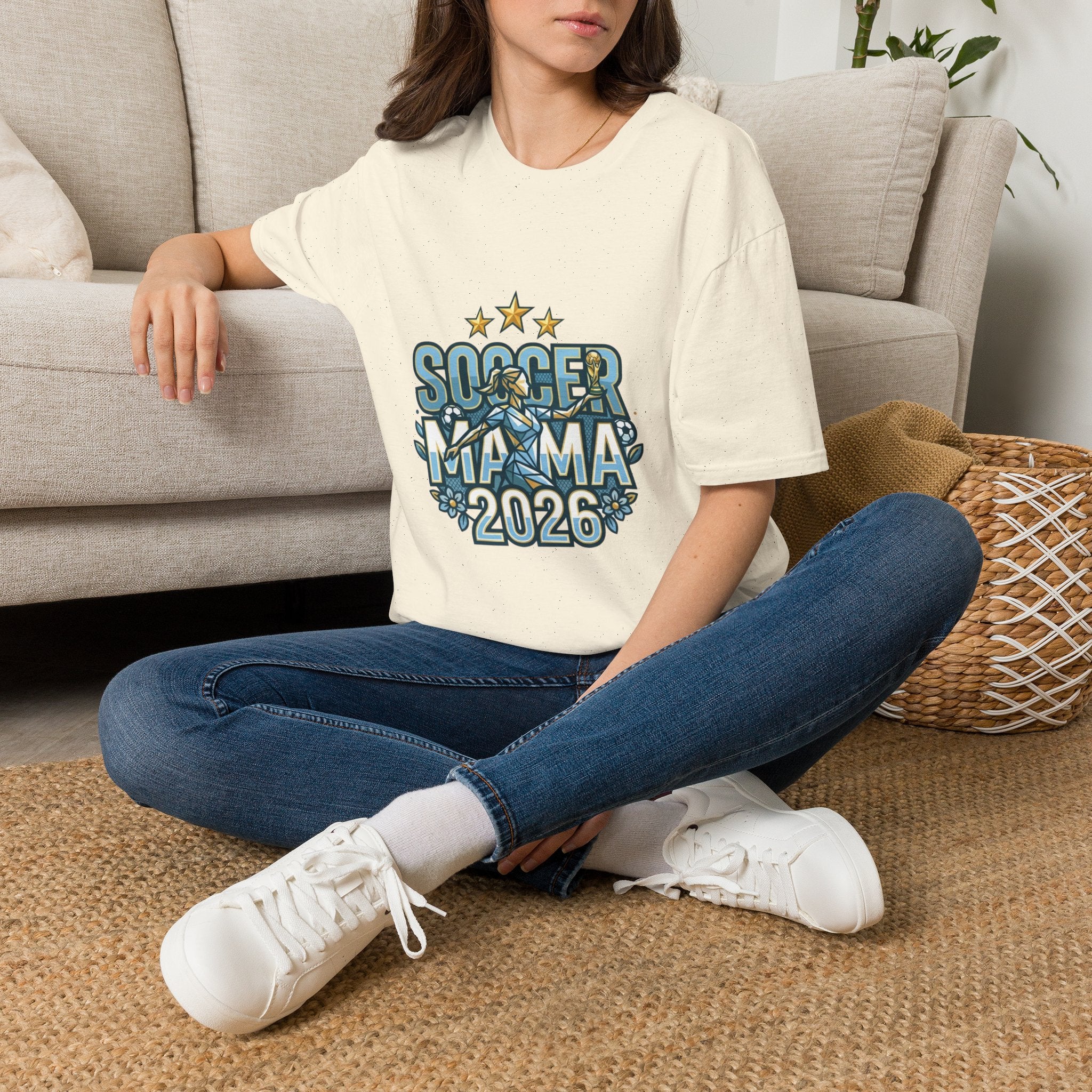 Soccer Mama 2026 T-Shirt — Women's Supporter Mom Tee