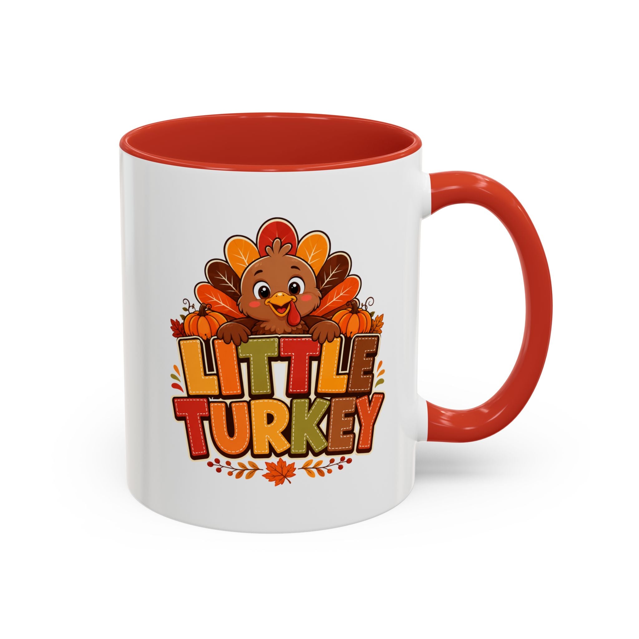 Thanksgiving Mug Little Turkey Coffee Mug — Cute Thanksgiving Kid Mug