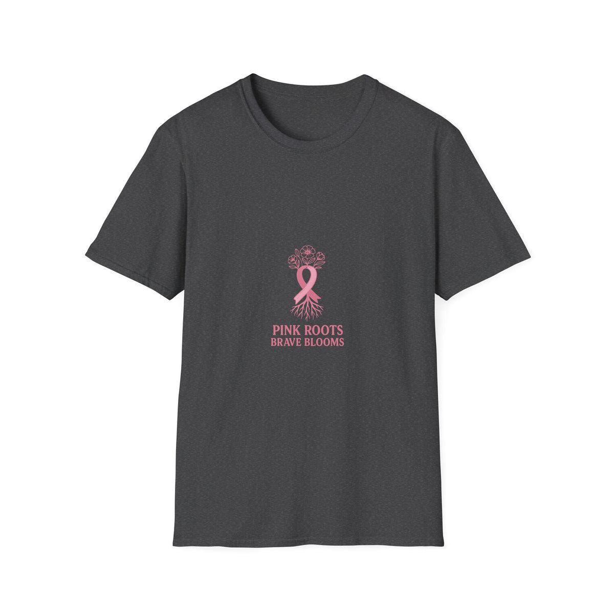 Breast Cancer Awareness T-Shirt — Pink Roots Brave Blooms Ribbon - Trending Now - October 2026