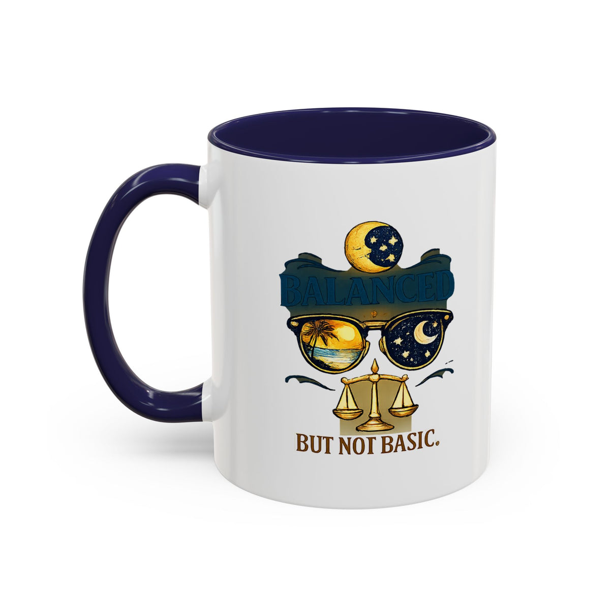 Libra Zodiac Accent Coffee Mug