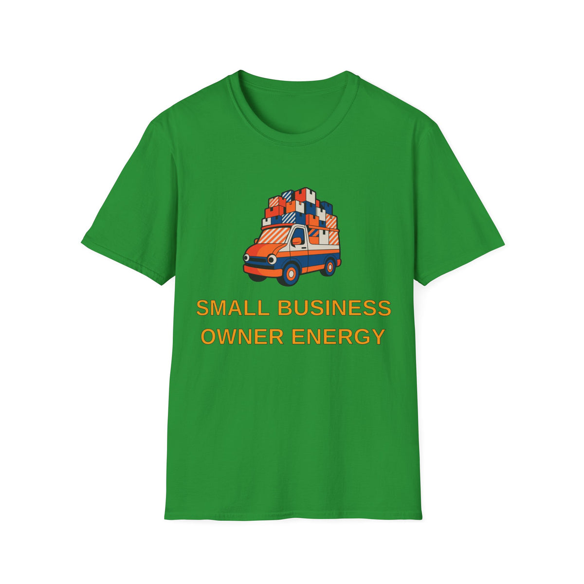 Small Business Owner Energy T‑Shirt — Delivery Van Stack Graphic Tee - Trending Now - August 2026