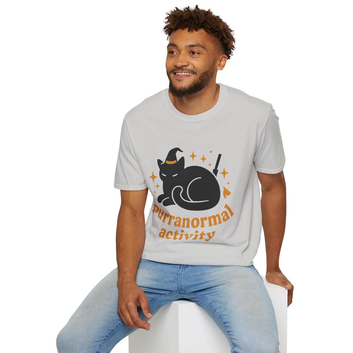 Paranormal Activity Circle T-Shirt — Cute Retro Ghost & Stars Tee - Trending Now - August 2026