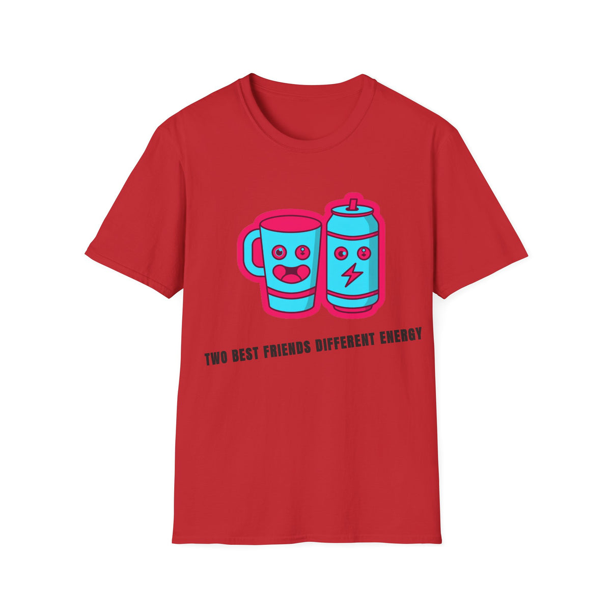 Battery & Cup Best Friends T‑Shirt — Cute Kawaii Coffee Mug and Battery Graphic Tee - Trending Now - September 2026