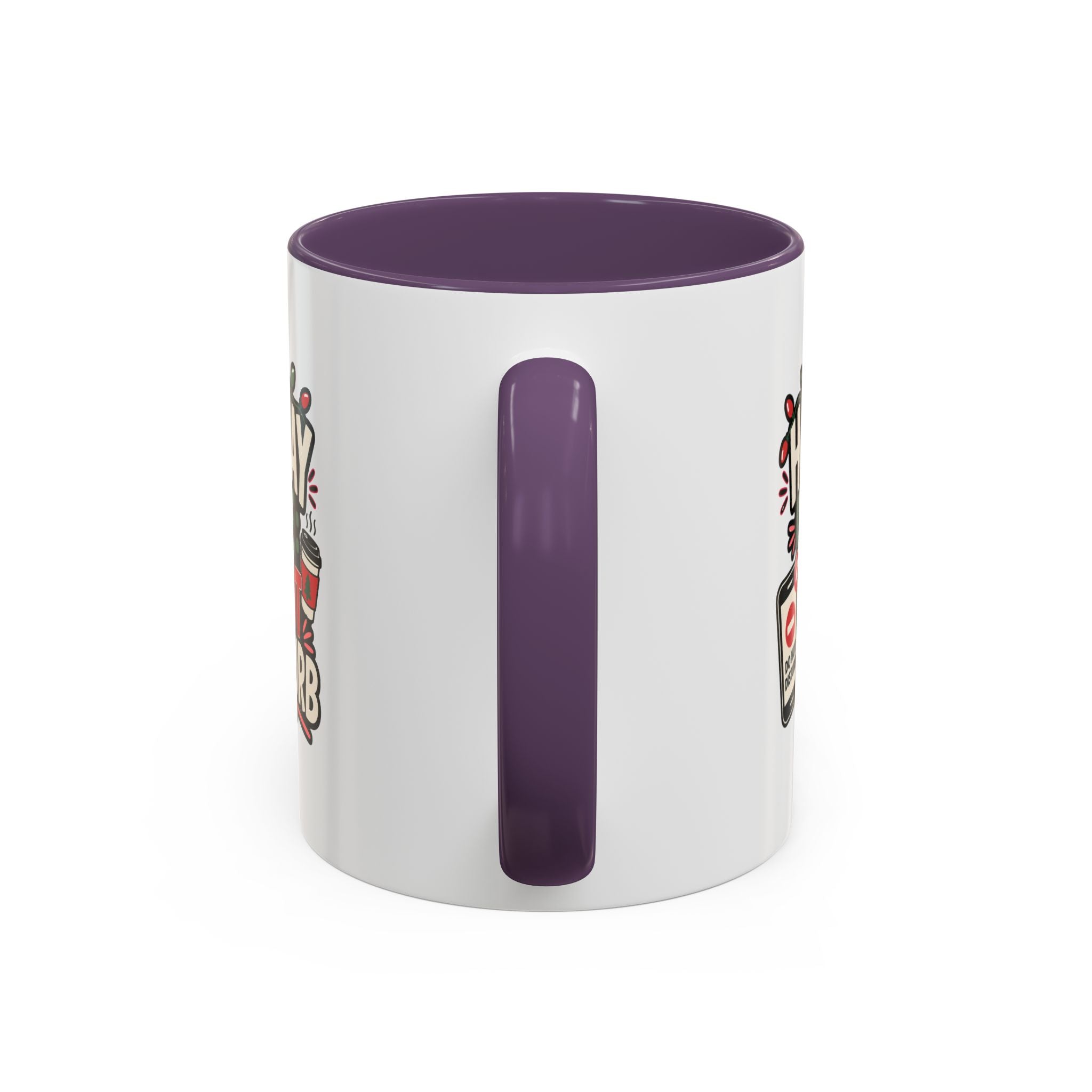 Modern Day Christmas Holiday Mode Coffee Mug — "Do Not Disturb" Accent Christmas Mug