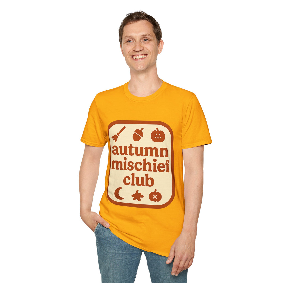 Autumn Mischief Club T-Shirt — Cozy Fall Graphic Tee - Trending Now - August 2026