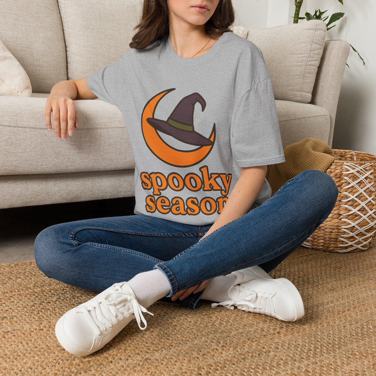 Spooky Season T-Shirt — Witch Hat & Moon Halloween Tee - Trending Now - August 2026