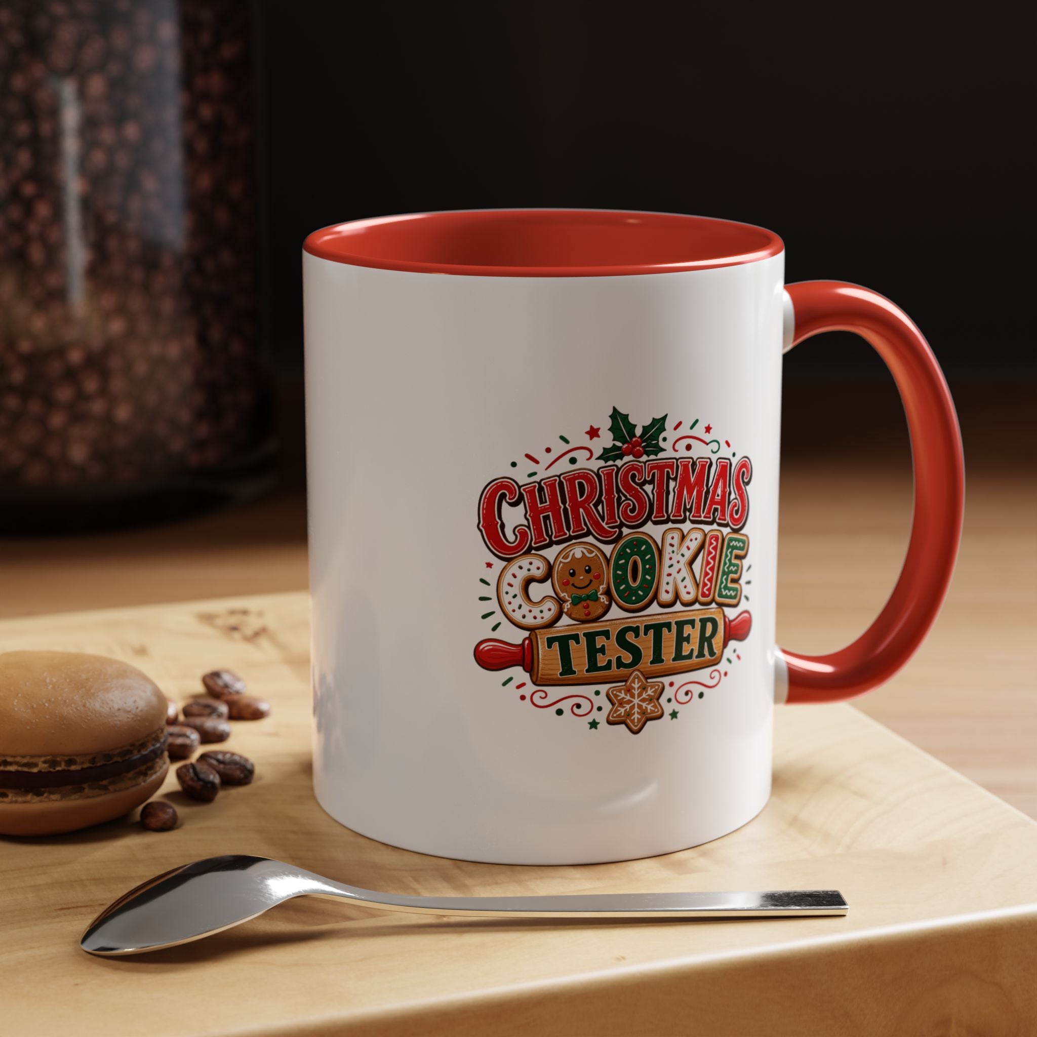 Christmas Cookie Tester Mug — Holiday Coffee Cup