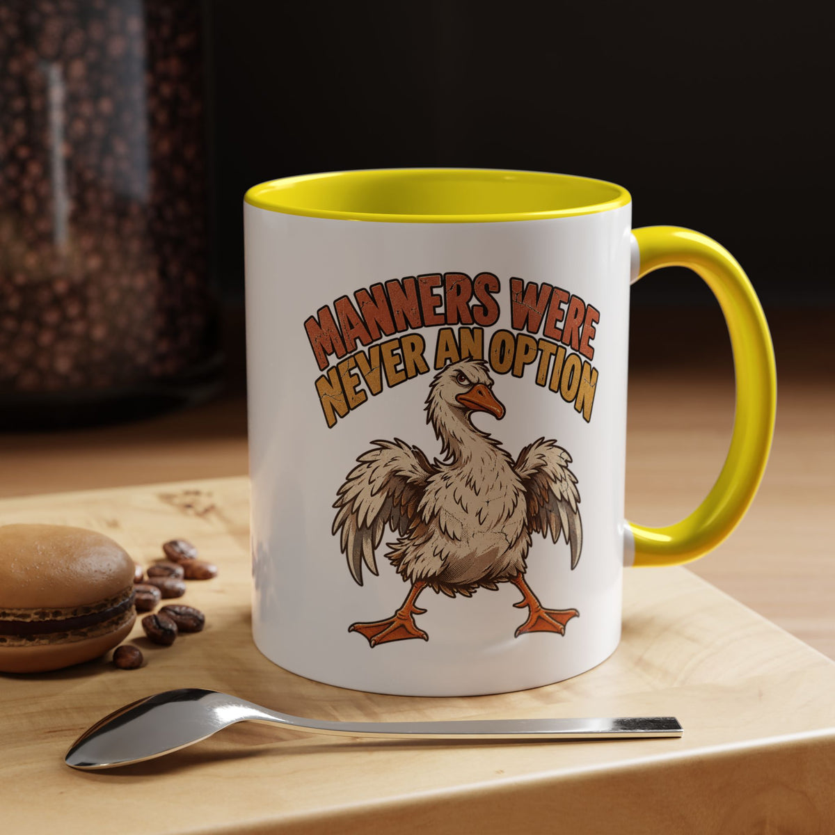Manners Were Never An Option Funny And Witty  Coffee Mug