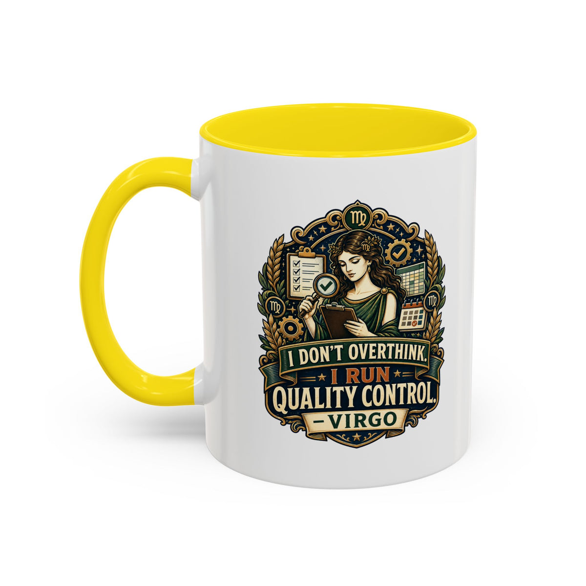 Zodiac Virgo Accent Coffee Mug