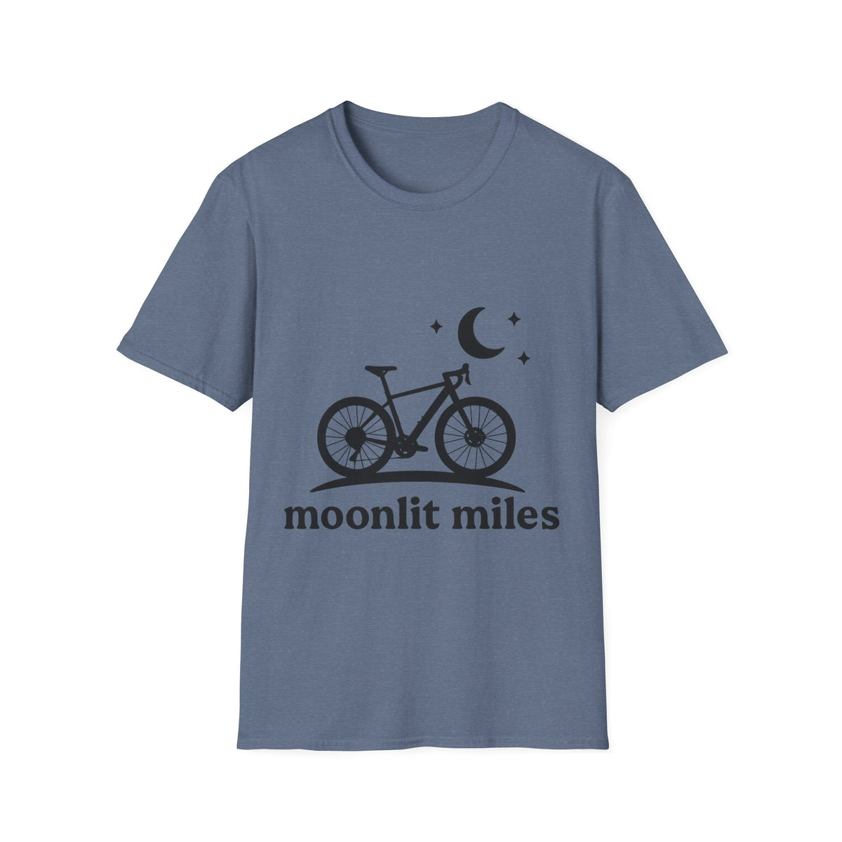"Moonlit Miles" Celestial Cycling Tee | Night Rider Bike Graphic T-Shirt - Trending Now - September 2026