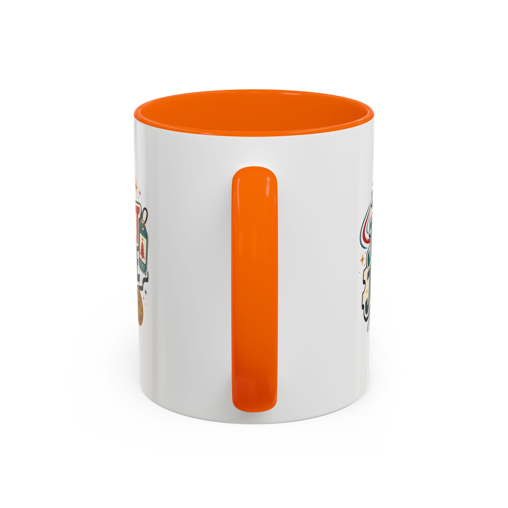 Modern Day Christmas Jet Set Jingle Coffee Mug — Holiday Travel Themed Accent Mug