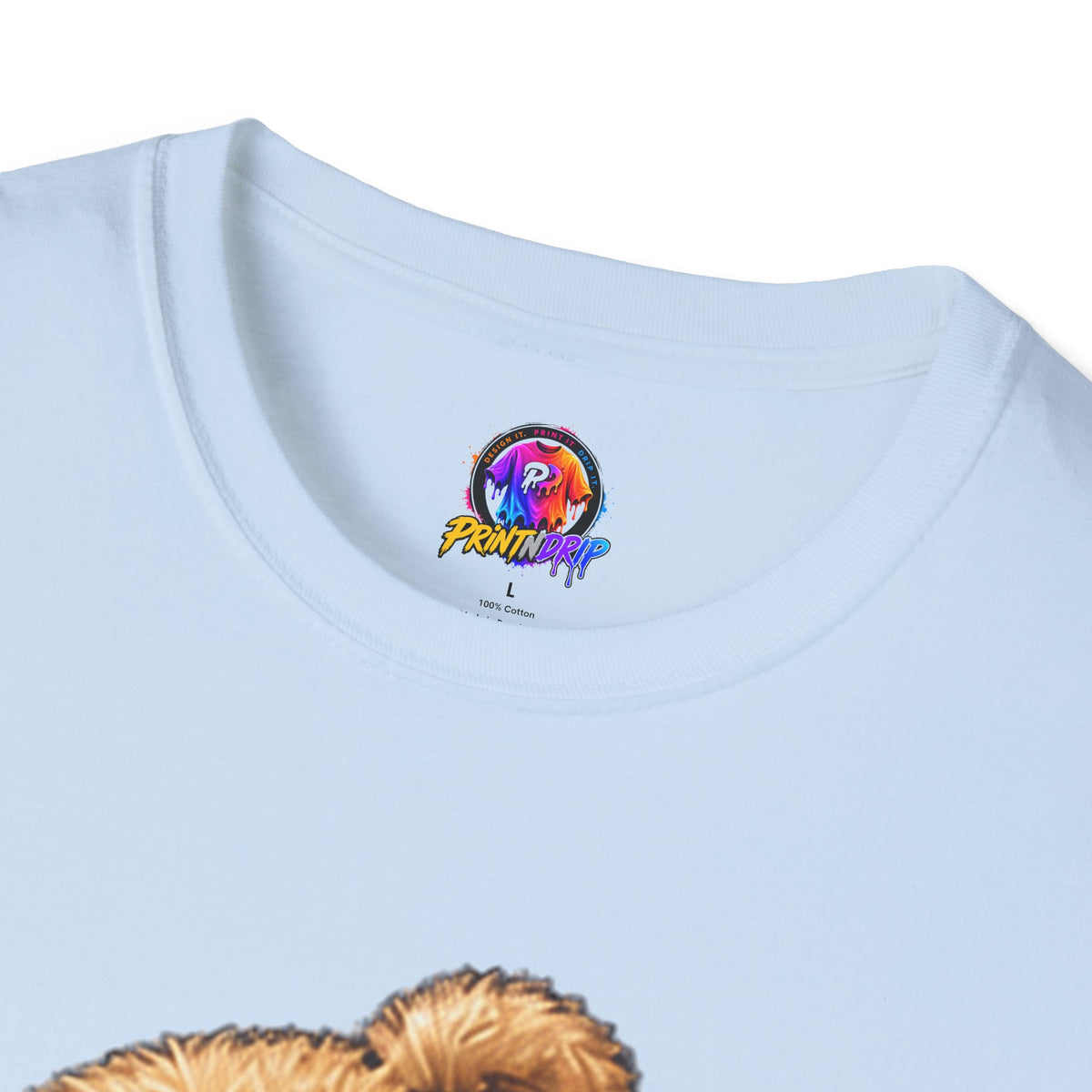 Childhood Cancer Awareness Teddy T-Shirt — "Stronger Brighter Kinder Braver"
