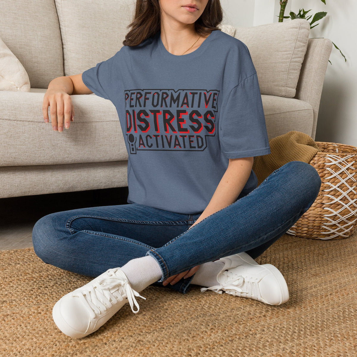 Performative Distress Activated T-Shirt - Trending Now - August 2026